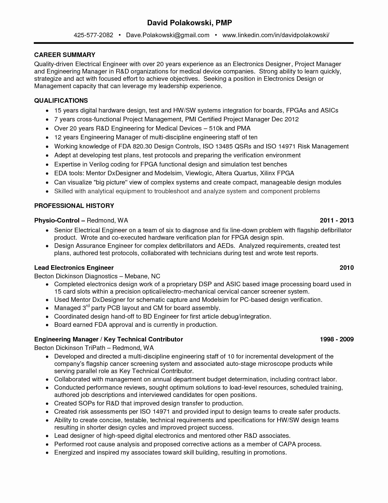 Electronics Technician Resume Sample New 12 13 Electronic Technician Resume Examples