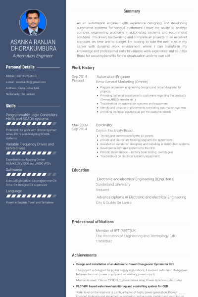 Electronics Technician Resume Sample New Electronic Technician Resume