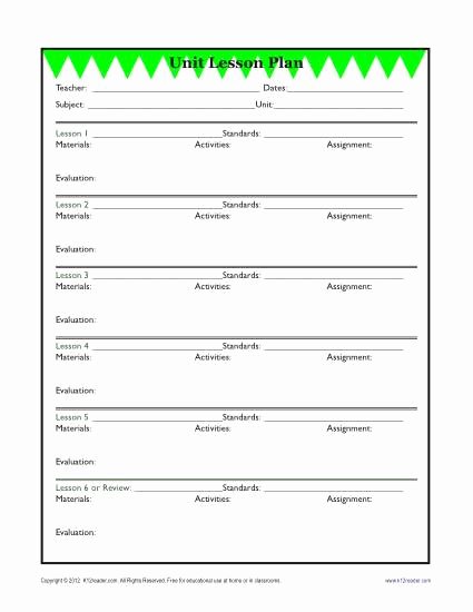 Elementary School Lesson Plan Elegant Detailed Unit Lesson Plan Template Elementary Reading