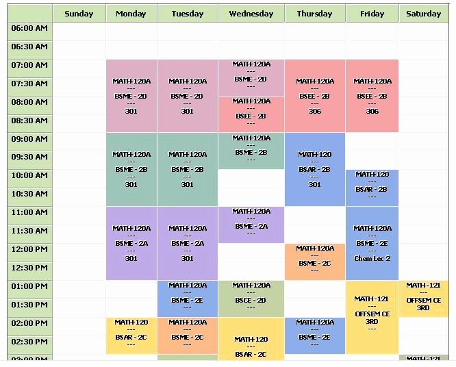 Elementary School Master Schedule Template Awesome Make A Class Schedule Report Stack Overflow