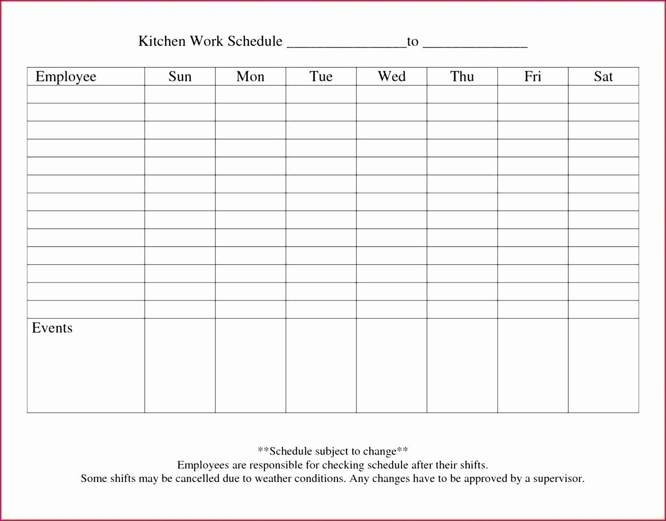 Elementary School Master Schedule Template Beautiful 6 Free Excel Work Schedule Template Exceltemplates