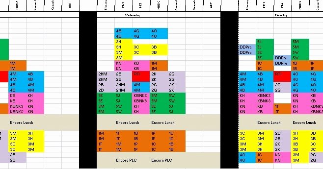 Elementary School Master Schedule Template Inspirational Kids Rock Creating A School Master Schedule