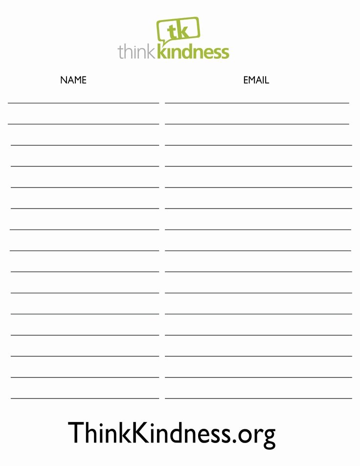 Email Sign Up Sheet Template Microsoft Word Unique Email Opt In Sign Up Sheet Google Search