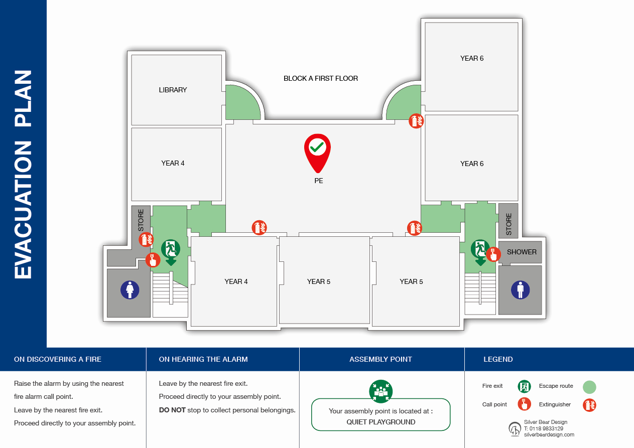 Emergency Evacuation Map Template Awesome Emergency Fire Evacuation Plans for Schools Colleges