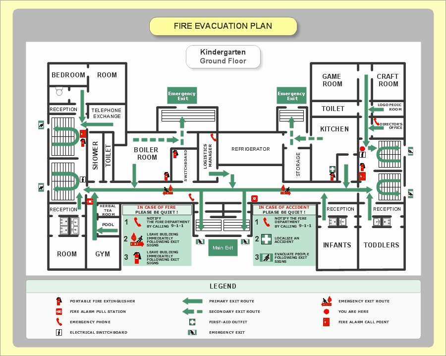 Emergency Evacuation Map Template Elegant Evacuation Map Template Invitation Template
