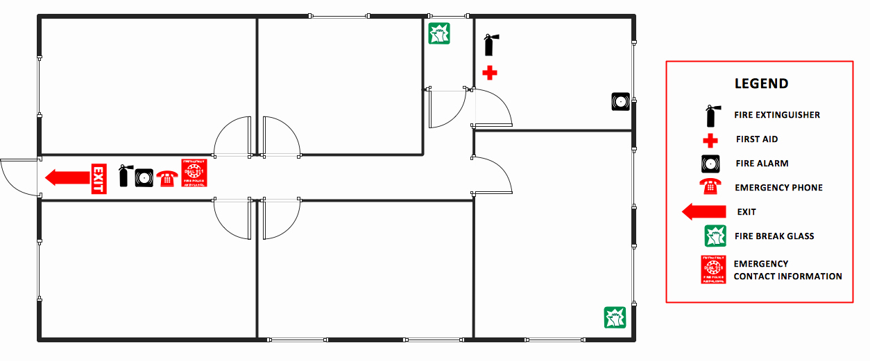 Emergency Evacuation Map Template Unique Emergency Action Plan Template