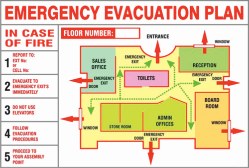 Emergency Evacuation Map Template Unique Fire Evacuation Map Emergency Evacuation Plan Evacuation