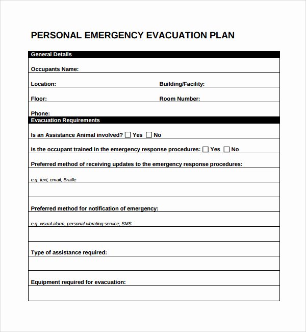 Emergency Evacuation Plan Template Free Elegant 10 Evacuation Plan Templates