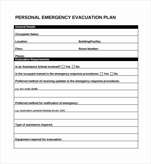 Emergency Evacuation Plan Template Free Elegant 10 Evacuation Plan Templates