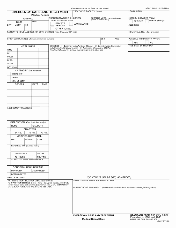 Emergency Room Release form Template Lovely Index Of Cdn 3 2001 478