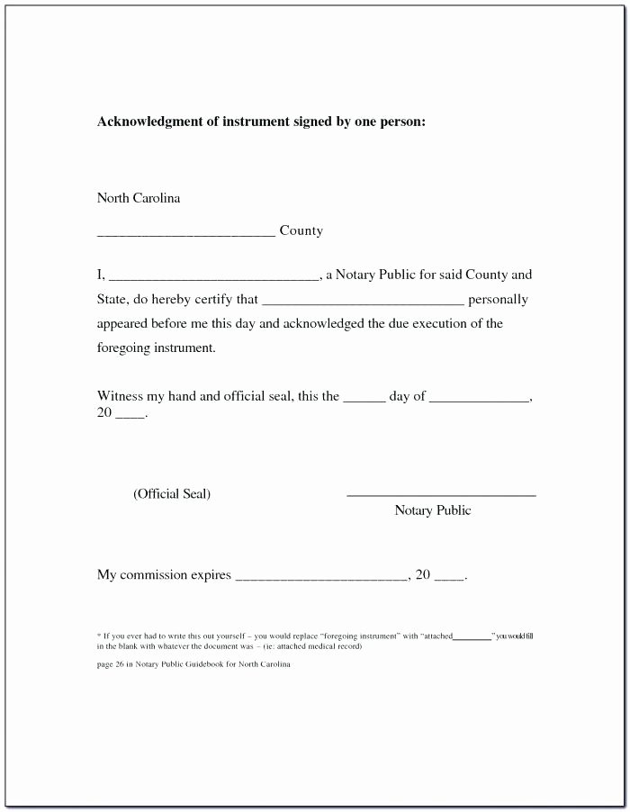 Employee Acknowledgement form Template Fresh Template Medium to Size Notary Public Statement