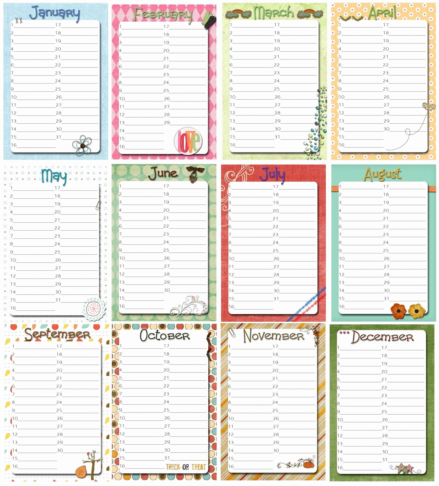 Employee Birthday List Template Inspirational Family Birthday Calendar Printable Free