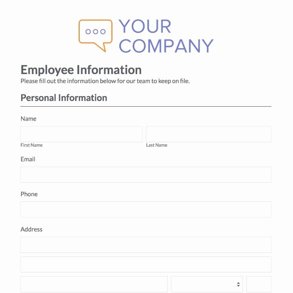 Employee Contact Information form Fresh S Basic Contact Information Sheet Printable Human