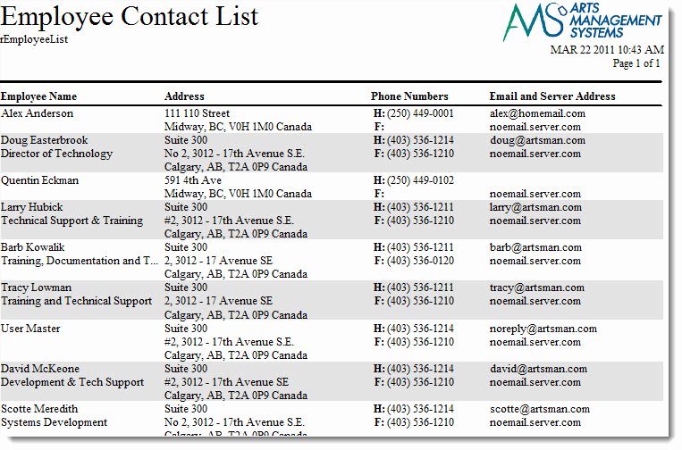Employee Contact List Template Beautiful Employee Contact List