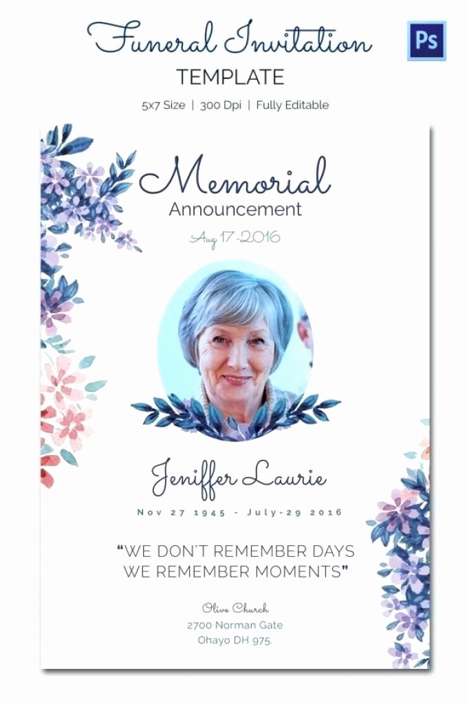 Employee Death Announcement Template Elegant 15 Funeral Notice Templates