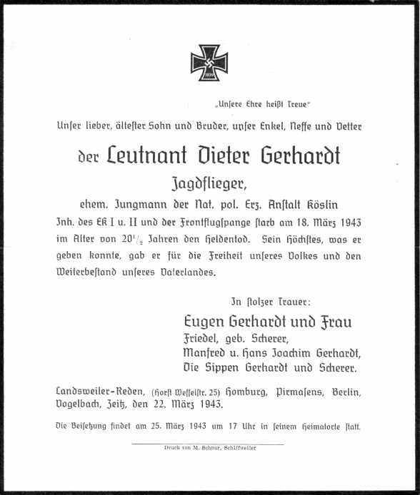 Employee Death Announcement Template Elegant Dieter Gerhardt 1943 2 Jg1