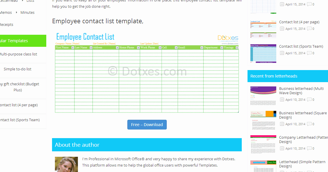 Employee Directory Template Elegant List Template Find Your One now Employment History List