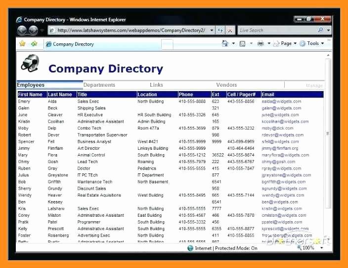 Employee Directory Template Luxury 12 13 Pany Phone Directory Template