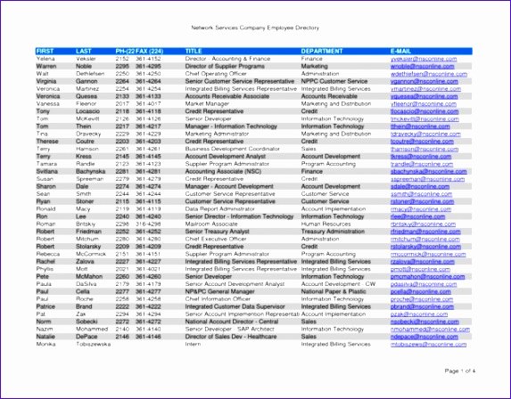 Employee Directory Template Unique 12 Roster Excel Template Exceltemplates Exceltemplates