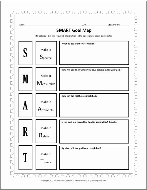 Employee Goal Setting Template Beautiful 15 Best Of Goal forms Worksheet Printable Goal