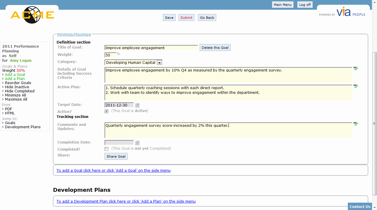 Employee Goal Setting Template Luxury Index Of Cdn 29 1991 951