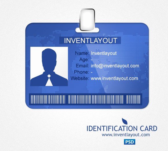 Employee Id Card Template Free Download Best Of Download Identification Card Psd