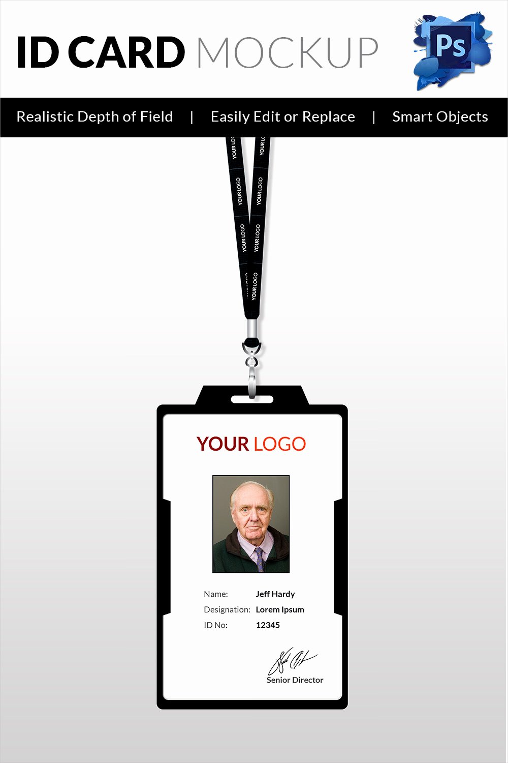 Employee Id Card Template Free Download Elegant 18 Id Card Templates – Free Psd Documents Download