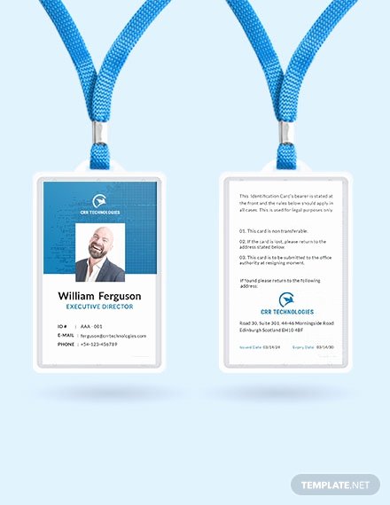 Employee Id Card Template Free Download Luxury 35 Free Id Card Templates