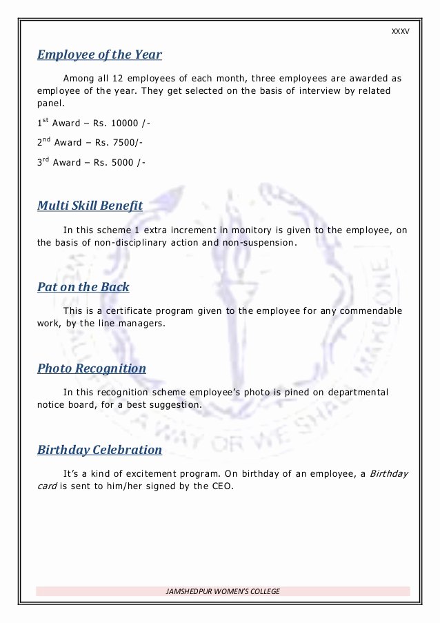 Employee Of the Month Nomination form Template Beautiful Rewards &amp; Recognition