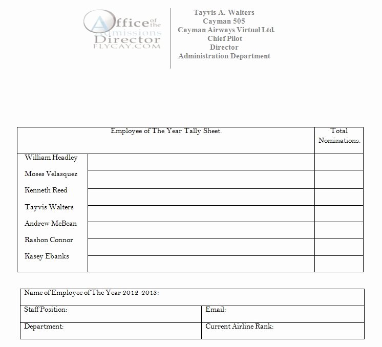 Employee Of the Month Nomination form Template Elegant Employee the Year Quotes Quotesgram