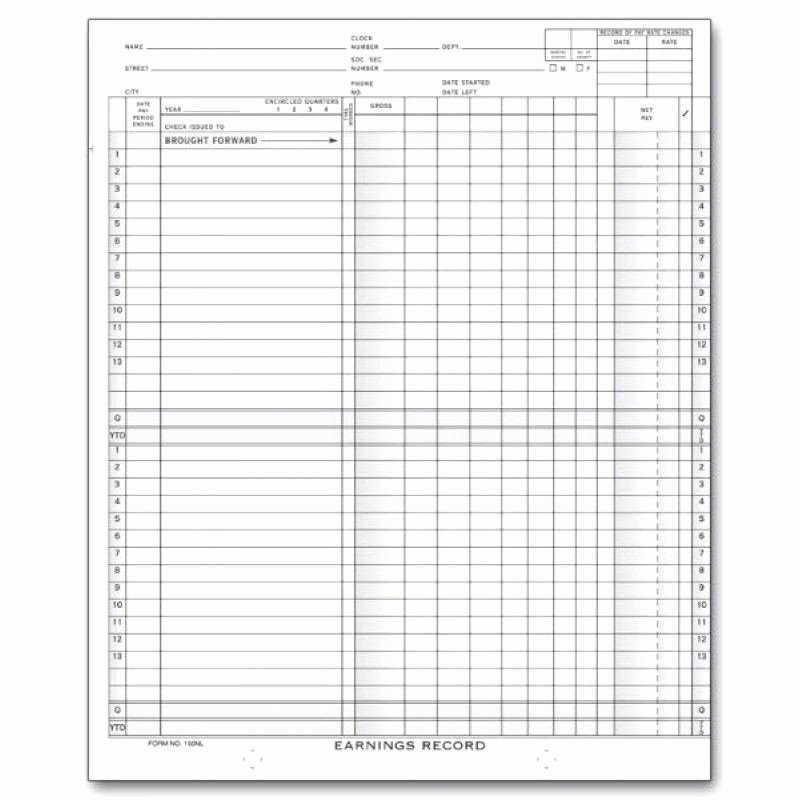 Employee Payroll Ledger Template Fresh Lovely Payroll Register forms – Culturatti