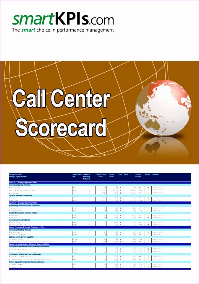 Employee Performance Scorecard Template Excel Awesome 10 Employee Review Template Excel Exceltemplates