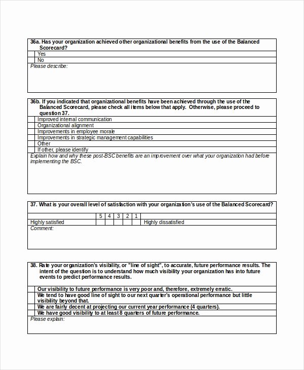 Employee Performance Scorecard Template Excel Luxury 6 Employee Scorecard Templates Free Sample Example