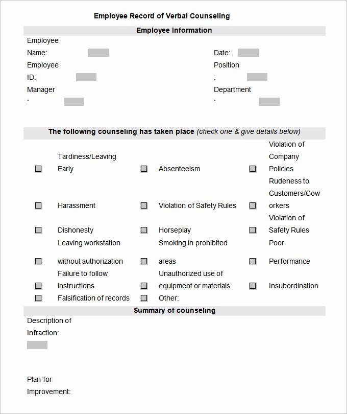 Employee Personnel File Template Beautiful Employee Record Templates 26 Free Word Pdf Documents