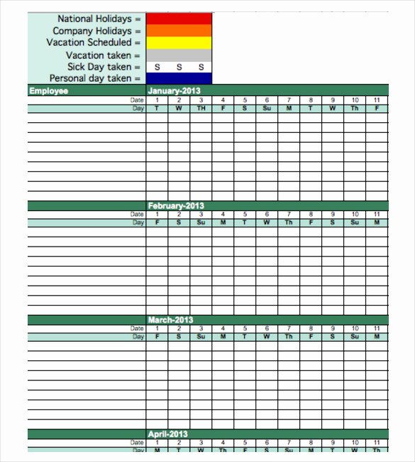 Employee Productivity Tracking Template Lovely attendance Tracking Template 10 Free Sample Example