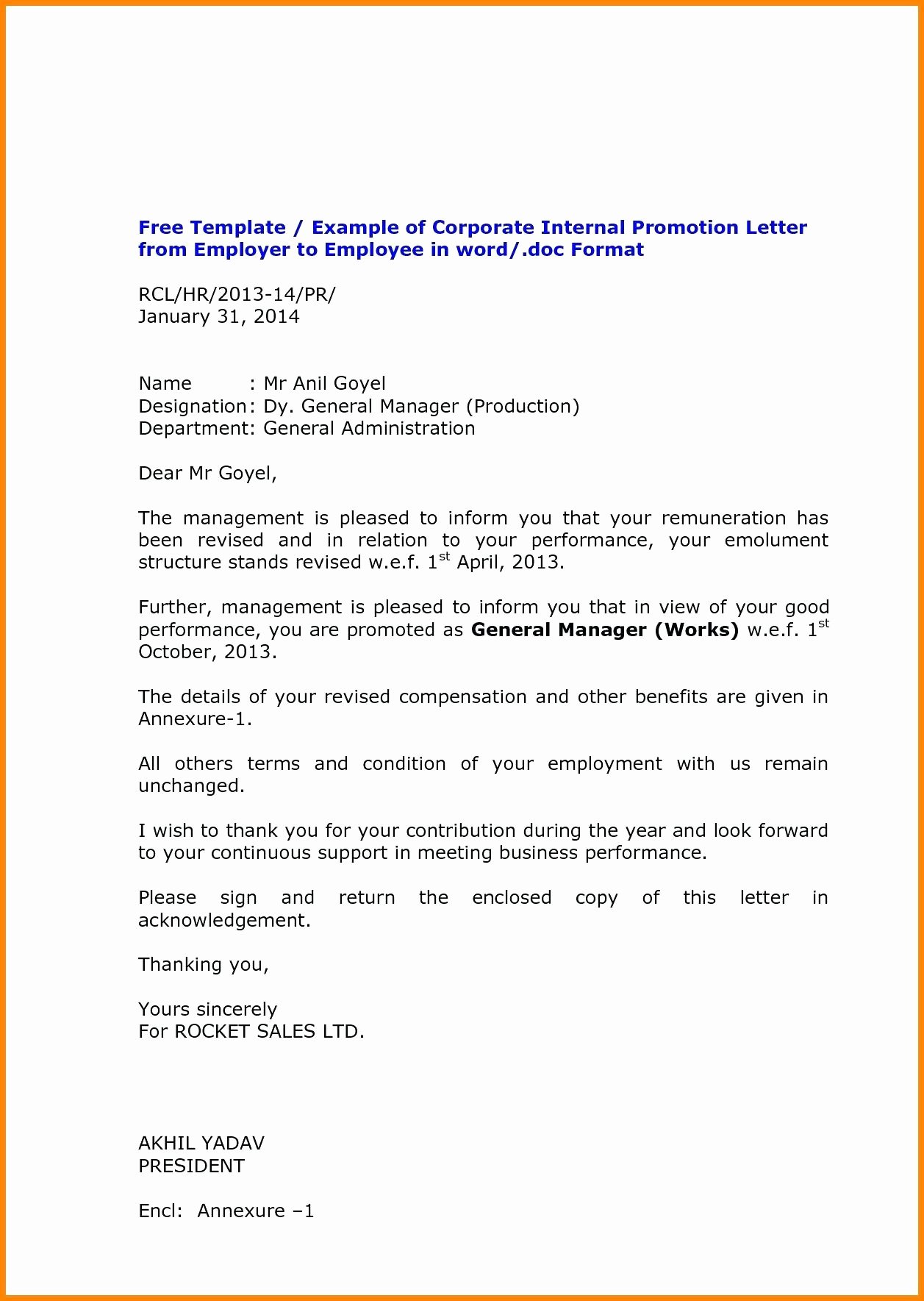 Employee Promotion Announcement Email Sample Beautiful Employee Promotion Announcement Samples Pics – Job