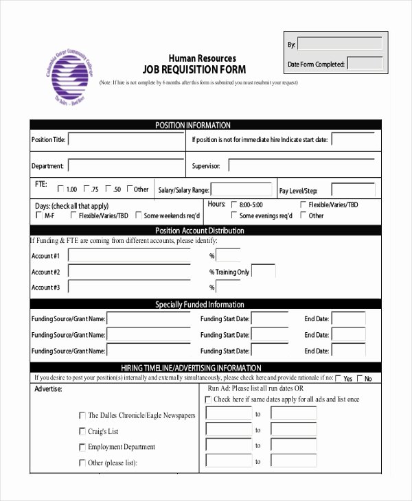 Employee Requisition form Template Elegant Sample Requisition form 11 Free Documents In Doc Pdf