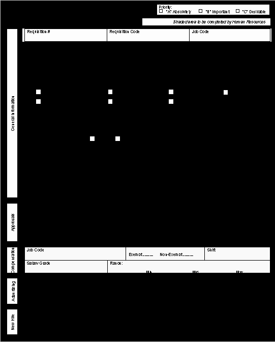 Employee Requisition forms Awesome Personnel Requisition Uncontrolled if Printed