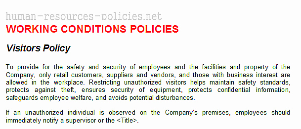 Employee theft Policy Sample Awesome Sample Human Resources Policies Sample Procedures for