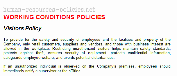 Employee theft Policy Sample Awesome Sample Human Resources Policies Sample Procedures for