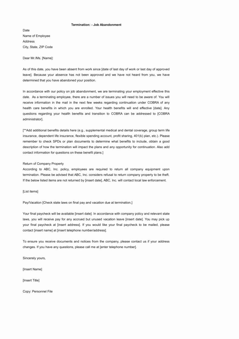 Employee theft Policy Sample Inspirational 23 Termination Letter Templates Samples Examples