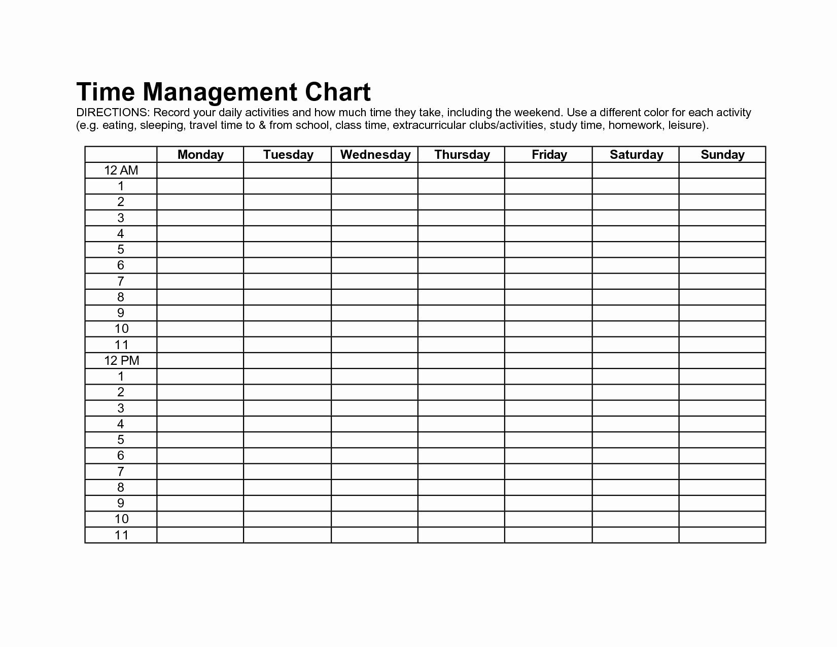 Employee Time Study Template Awesome Daily Chart Template Google Search Bored