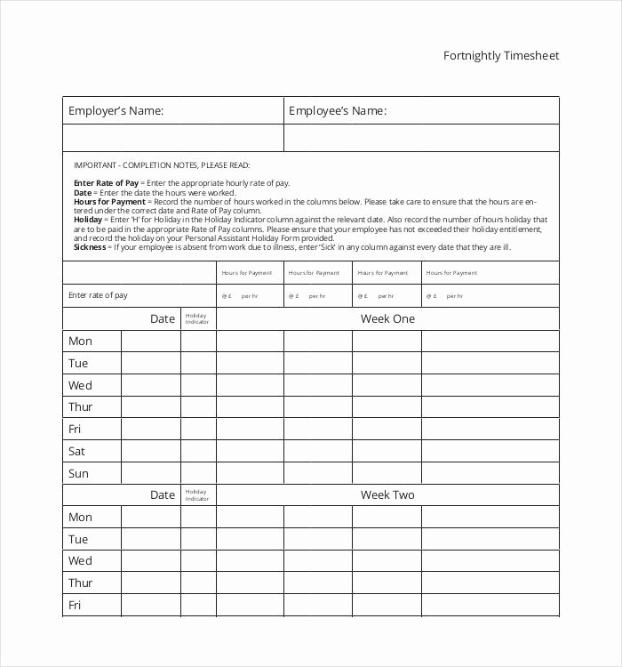 Employee Time Study Template Unique 60 Sample Timesheet Templates Pdf Doc Excel