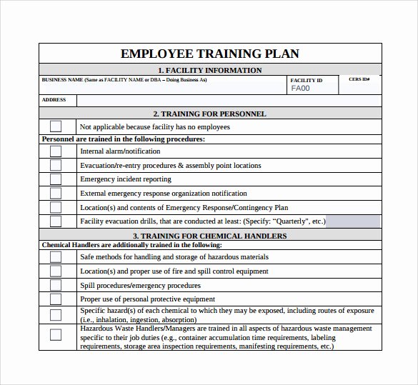 Employee Training Schedule Template Lovely Training Plan Template 20 Download Free Documents In