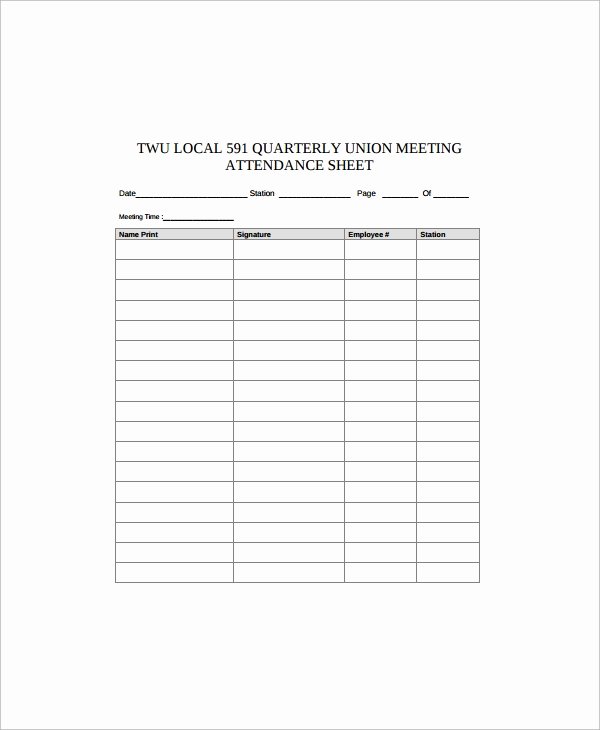 Employees Sign In Sheet Inspirational Sample Employee Sign In Sheet 15 Free Documents