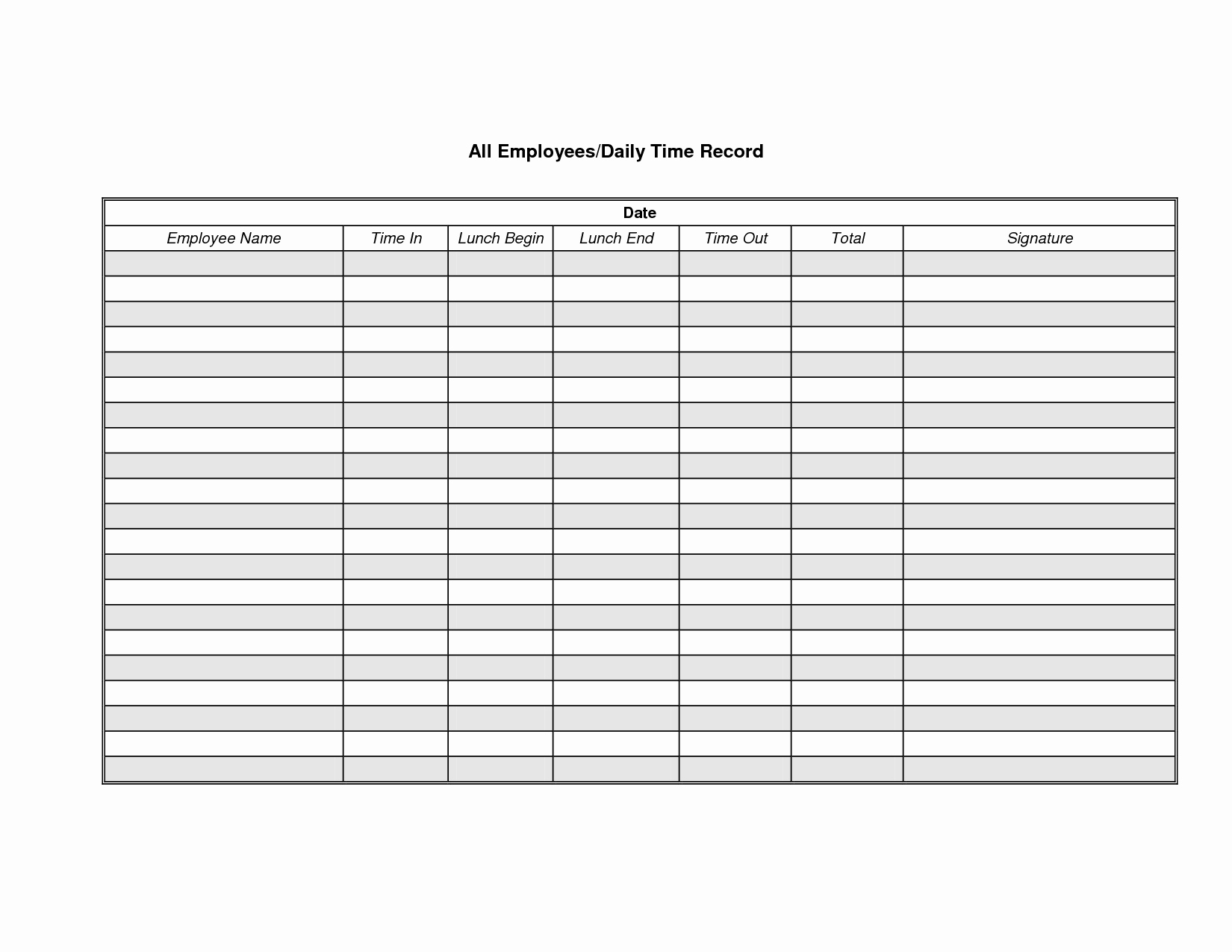 Employees Sign In Sheet Inspirational Weekly Employee Payroll Record Google Search