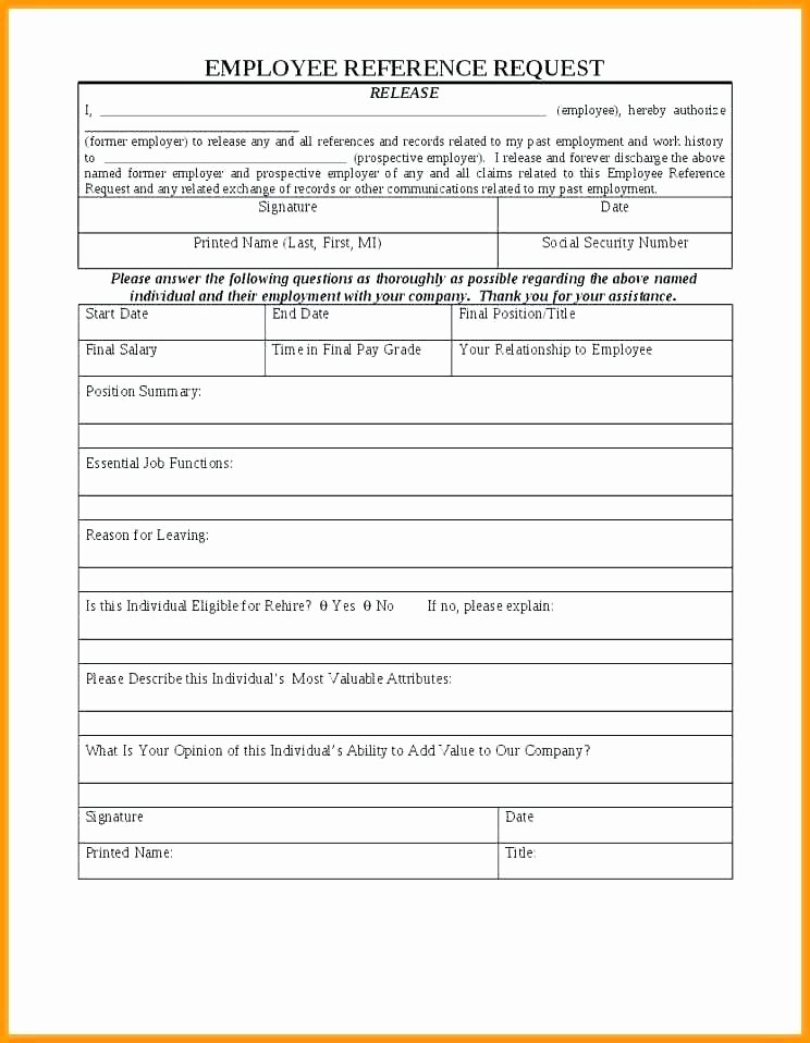 Employment Reference Request form Lovely 9 10 Sample Letters to Request Rehire