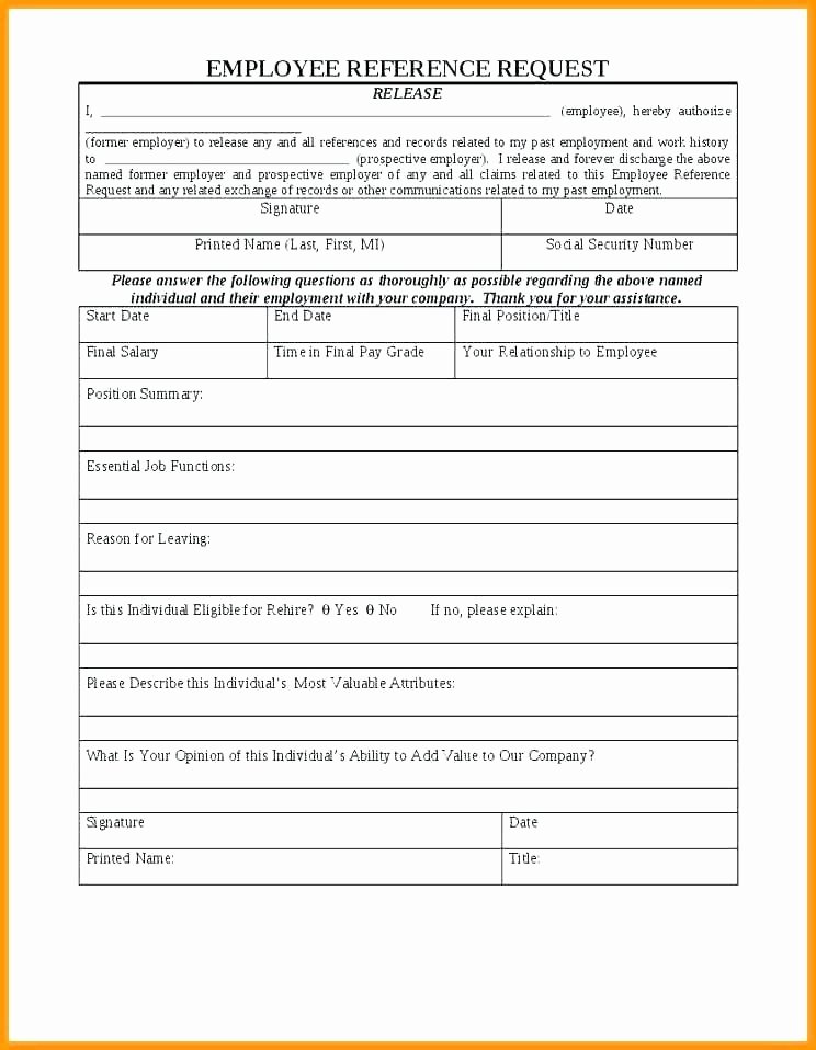 Employment Reference Request form Lovely 9 10 Sample Letters to Request Rehire