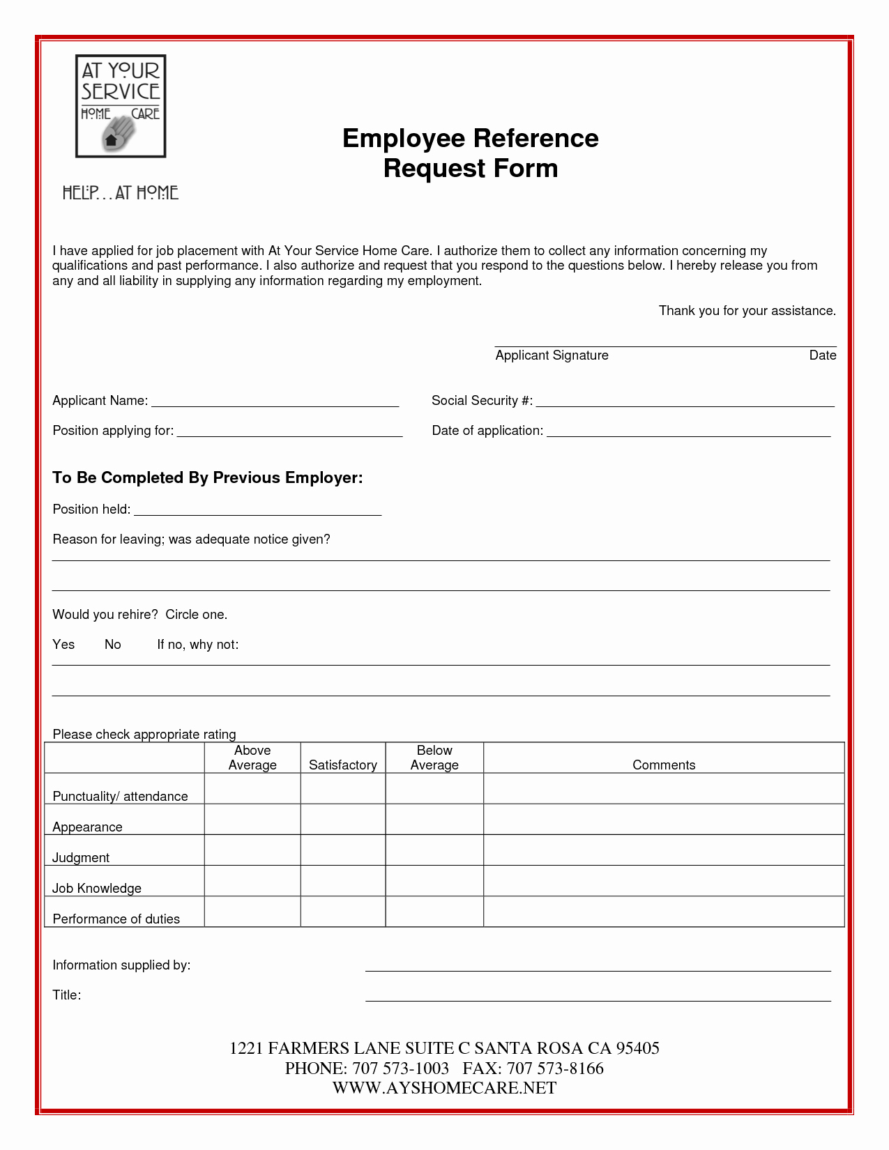 Employment Reference Request form Luxury Other Template Category Page 48 Urlspark