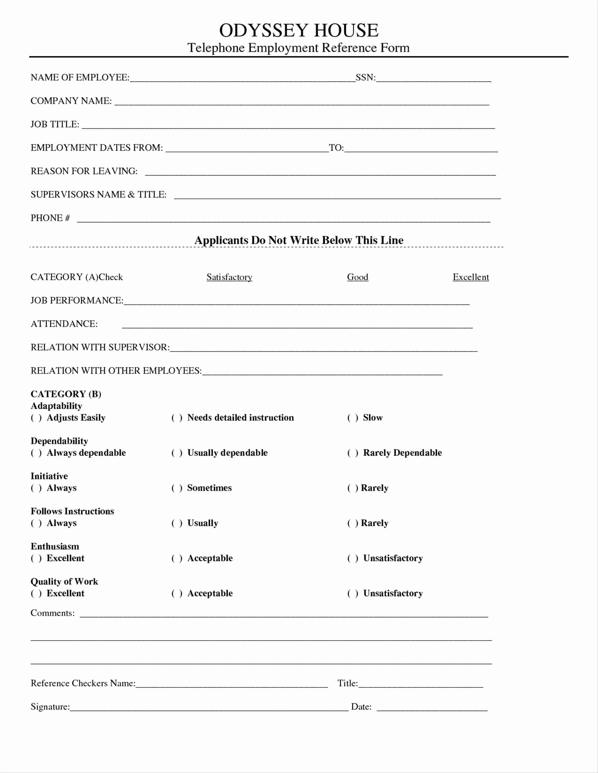 Employment Reference Request form New Employment Reference form Template Pics – Employment